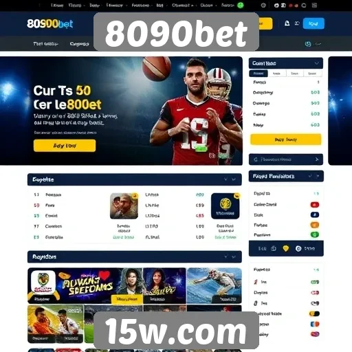 Interface e usabilidade do site 8090bet