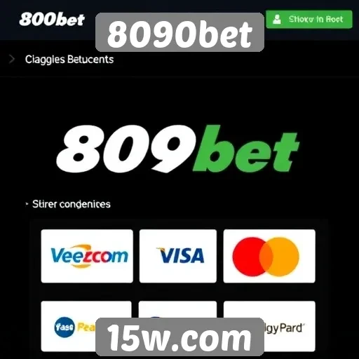 Métodos de pagamento aceitos pelo site 8090bet