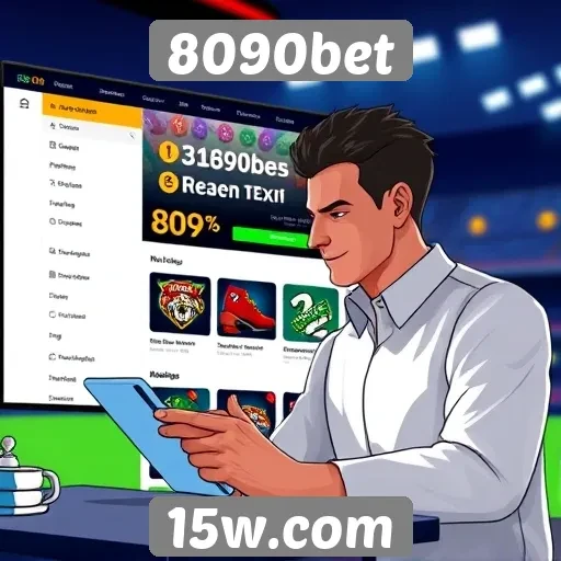 Experiência do usuário na navegação do 8090bet